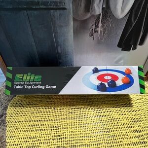 Table Top Curling Game - Multicolor
